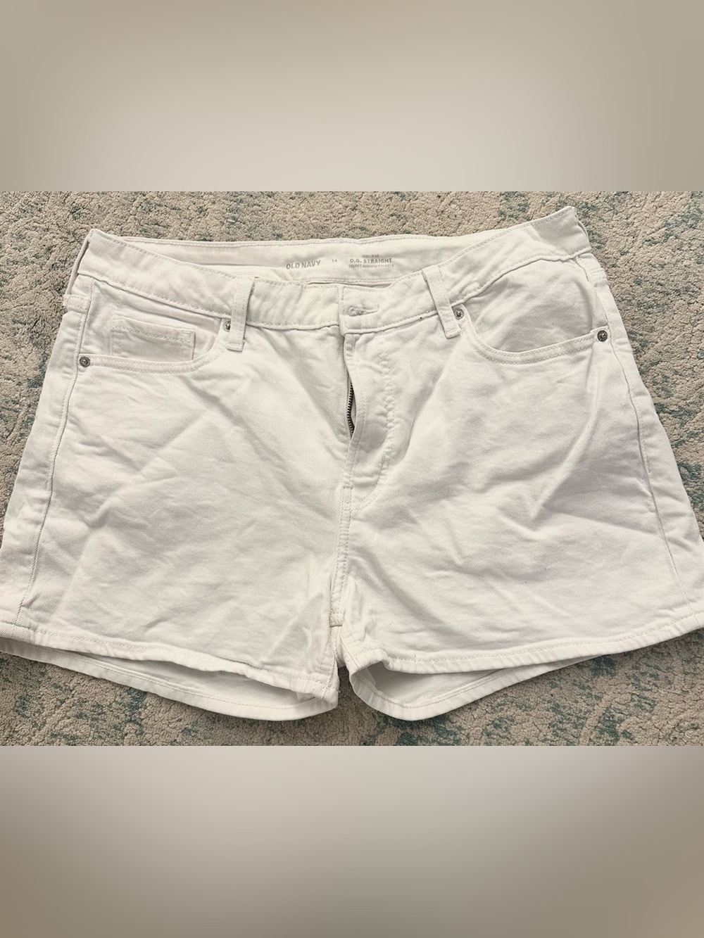 Old Navy White Denim Shorts